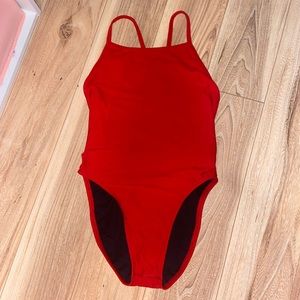 Red Jolyn Fixed Back “Drew” One Piece - 28